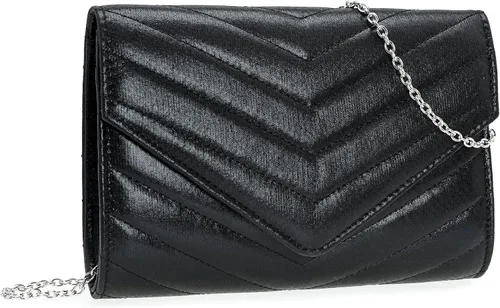 Vista 2 de Bolso de noche para mujer, acolchado, formal, elegante, bolso de mano de boda