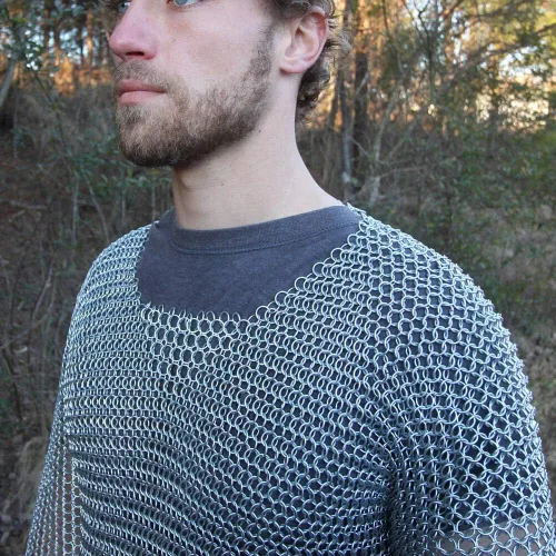 Vista 4 de Armory Replicas Medieval Knights Full Sleeve Chainmail Shirt