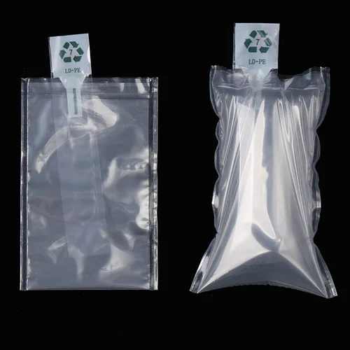 Vista 2 de Bolsas de aire de embalaje, Bolsas protectoras inflables de plástico transparente, Bolsas de embalaje inflables de aire, 50 piezas, 4 x 6 pulgadas