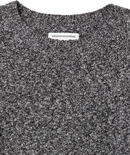 Vista 7 de Tienda Essentials Suéter de manga larga con cuello redondo suave al tacto para mujer