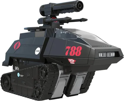Vista 3 de Hasbro Transformers x G.I. Joe Collaborative Mash-Up Megatron H.I.S.S. - Figura de acción de tanque y baronesa (2 unidades)