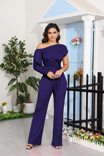 Vista 60 de DeftSharp Overol largo y elegante para mujer, sexy, para cóctel, fiesta, club, casual, para trabajo
