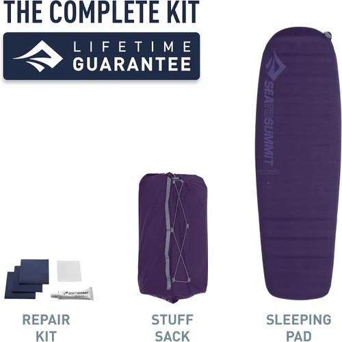 Vista 6 de Sea to Summit Comfort Plus - Colchoneta de dormir de espuma autoinflable para campamento, para mujer regular (67 x 21 x 3 pulgadas)