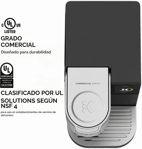 Vista 6 de Keurig K-2550 - Cafetera de una sola porción para empresas medianas, plomada, plata/negro