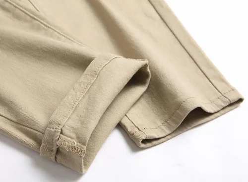 Vista 7 de AITITIA Jeans de motociclista de ajuste regular para hombre