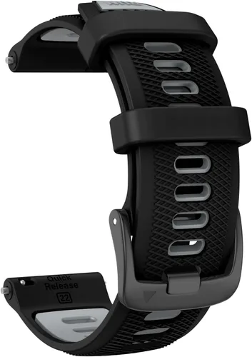 Vista 10 de ISABAKE Correa de silicona de liberación rápida de 22mm de reemplazo para Gamrin Forerunner 265, Forerunner 255, Garmin Vivoactive 4, Garmin Venu 2