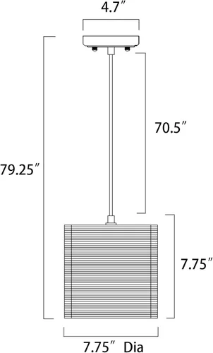 Vista 4 de Edvivi Lámpara colgante con pantalla cilíndrica de papel de estilo nórdico, 1 lámpara de araña de cartón marrón natural de 7.75 pulgadas
