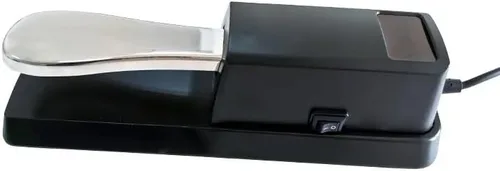 Vista 4 de Pedal de sostenimiento de teclado de lujo, pedal universal ideal para teclados Yamaha, Casio, Roland, Korg, Behringer, Moog, incluye interruptor