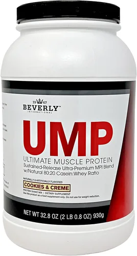 Vista 15 de Beverly International UMP Proteína en Polvo, Pastel de Ángel. Proporción Única de Suero-Caseína Desarrolla Músculo Magro. Fácil de Digerir. Sin
