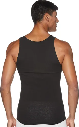 Vista 2 de Hanes Paquete de 4 camisetas sin mangas de algodón para hombre