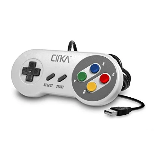 Vista 2 de CirKa "S91" Premium 90s-Style USB Controller for PC Mac (Import Edition)