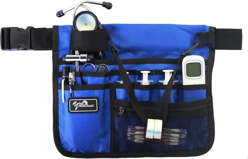 Vista 6 de Cinturón organizador médico, riñonera para enfermera, riñonera para enfermeras para el trabajo, kit práctico para la cintura para enfermeras