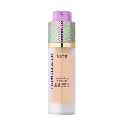 Vista 23 de tarte Babassu Foundcealer Base Dewy - Protector solar SPF 20 de amplio espectro, base y corrector en 1 con SPF, maquillaje vegano para el cuidado