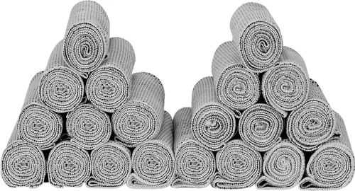 Vista 8 de Paquete de 20 toallas de enfriamiento (40 x 12 pulgadas), suaves, transpirables, fibra ultrafina, superabsorbentes, toalla fría rápida, para bolos