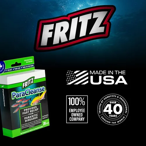 Vista 7 de Fritz Aquatics ParaCleanse proporciona un alivio rápido de enfermedades parasitarias (20 unidades)