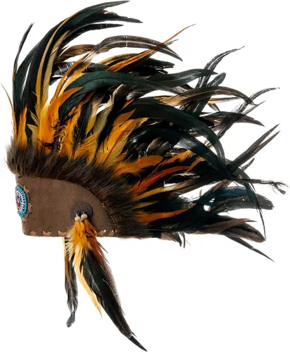 Vista 8 de Novum Crafts Tocado de plumas Inspirado en indios nativos americanos Elige