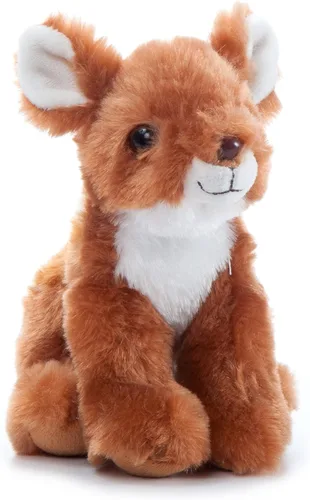 Vista 28 de The Petting Zoo Peluche de perro salvaje africano, regalos para niños, animales salvajes del zoológico Onez Babiez, juguete de peluche de perro