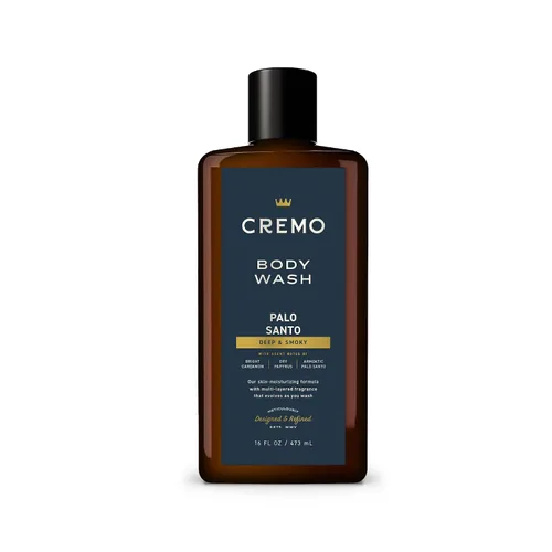 Vista 13 de Cremo Rich-Lathering Golden Amber Gel de baño para hombres, notas de grosella roja, piña, ámbar gris y musgo, 16 onzas líquidas
