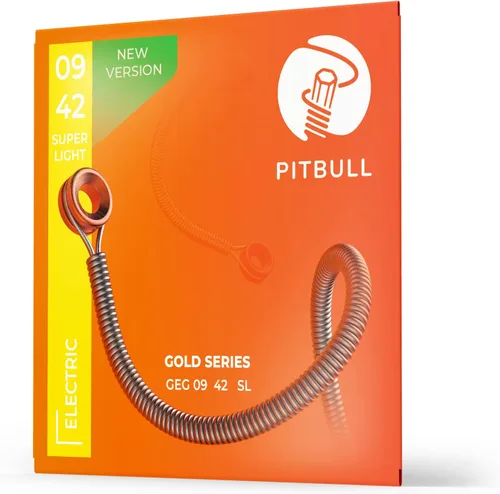 Vista 6 de Pitbull Cuerdas de guitarra eléctrica Serie Gold (11-52 Medium Top Heavy Bottom)
