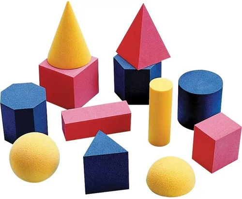 Vista 2 de Didax Recursos Educativos 2-501 EasyShapes Geométrico Sólidos Set