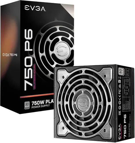 Vista 23 de EVGA Supernova 1200 P2 80+ Platinum, 1200W Modo ECO Totalmente Modular NVIDIA SLI y Crossfire Ready, 10 años de garantía, Fuente de alimentación