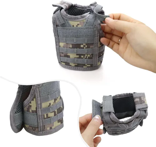 Vista 3 de Arnés y correa para animales pequeños, conejillo de indias, gatito, cachorro, hurón, accesorios de ropa