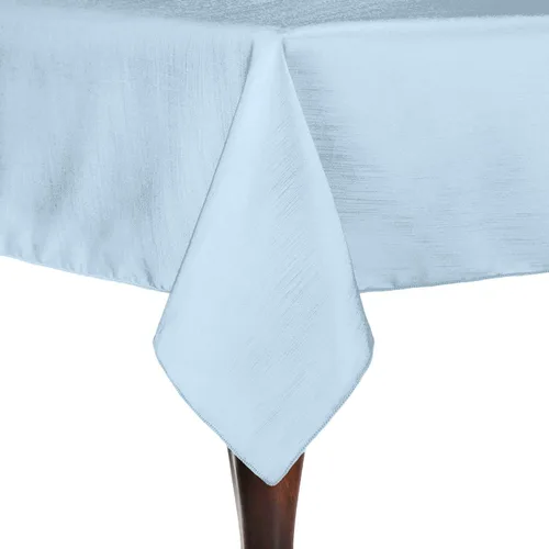 Vista 5 de Ultimate Textile - Paquete de 2 manteles rectangulares reversibles de satén Shantung - Majestic - Mantel rectangular de 60 x 108 pulgadas