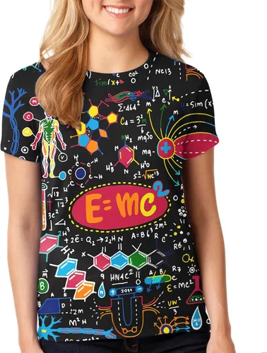 Vista 4 de Camisetas unisex de manga corta con estampado 3D para hombres y mujeres