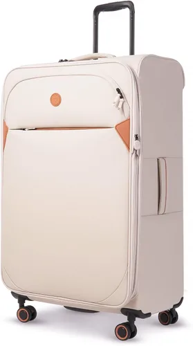 Vista 16 de Verage Cambridge - Maleta ligera con ruedas giratorias expandibles, Negro -, Conjuntos de equipaje negro Softside