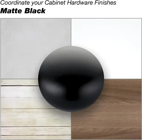 Vista 4 de Richelieu Hardware 686900 - Tirador empotrable moderno de 4 1/2 pulgadas (4.488 in) x 1 5/8 pulgadas (1.614 in), color negro mate para cocina, baño