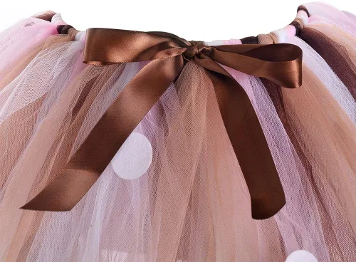 Vista 4 de Disfraz de ciervo para niñas pequeñas, Halloween, Navidad, cosplay, princesa, falda tutú + diadema