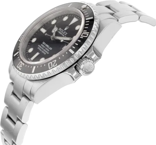 Vista 3 de Rolex Seadweller 116600BKSO - Reloj para hombre con esfera negra Negro
