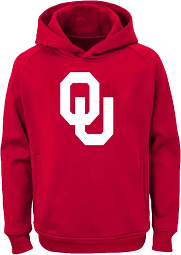 Vista 27 de NCAA Youth 8-20 Team Color Performance Primary Logo Sudadera con capucha Aburn Tigers Armada