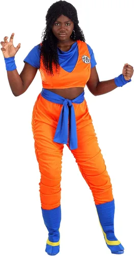 Vista 4 de Disfraz de Goku Femenino
