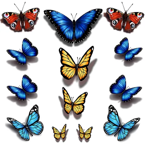 Vista 10 de Pegar en flores rosas flora flores adulto tatuaje temporal transferencia femenino cuerpo arte transferencias mujeres realista impermeable flora