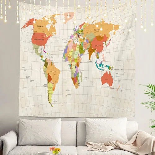 Vista 79 de Shrahala Tapiz de pared de hojas de arce otoñal, hojas rojas llameantes, fondo negro, tapiz grande para colgar en la pared, tapiz decorativo
