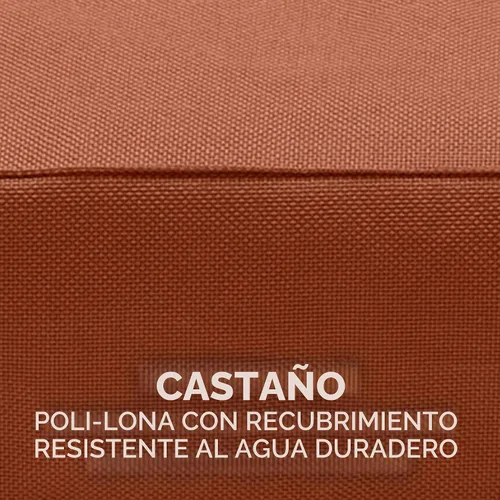 Vista 4 de Furhaven - Funda de repuesto para cama de perro, resistente al agua, con logo estampado, Oxford Polycanvas, lavable - Castaño, L