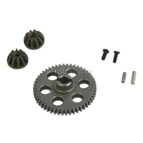 Vista 2 de HBX parte 90203 máquina de acero engranaje estímulo+piñones de accionamiento para Haiboxing 1/12 sin escobillas RC Truck 901A Desert Truck) 903A 905A
