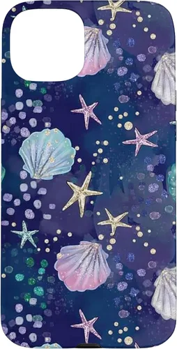 Vista 9 de Summer Aesthetic Seashell Purple Ocean Case for iPhone 17