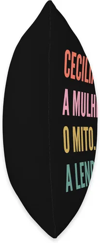 Vista 2 de Divertido diseño portugués de nombre - Almohada de tiro Cecilia