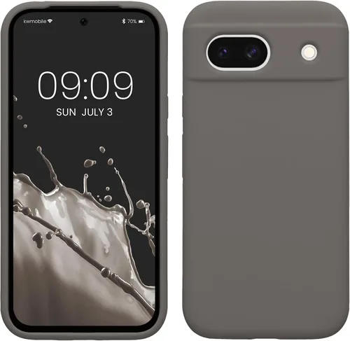 Vista 257 de kwmobile Funda Compatible con Google Pixel 6 Pro - Funda de Teléfono de Silicona TPU con Acabado Suave - Azul Caribe