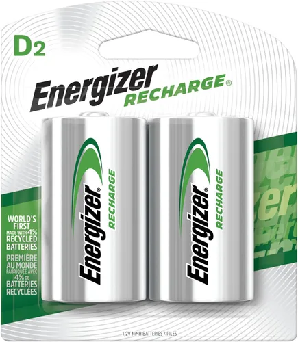 Vista 9 de Energizer Recarga pilas D recargables universales, paquete de 2