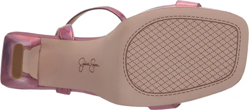 Vista 4 de Jessica Simpson Adonia - Sandalias de tacón alto para mujer, Rosa claro Irid