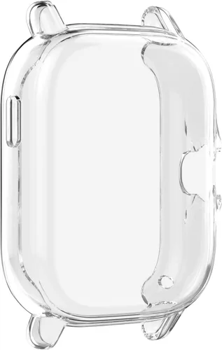 Vista 7 de Funda protectora de pantalla compatible con Amazfit GTS 2 Smartwatch Carcasas de TPU suave a prueba de golpes (negro)