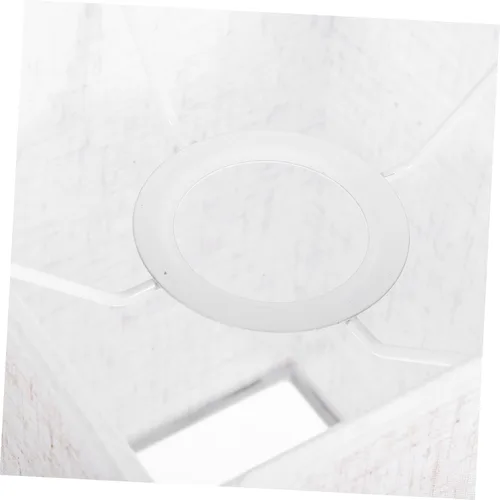 Vista 3 de DOITOOL Pantalla de lino beige decoración de pared candelabros mini ventilador de techo cubierta de luz cubierta de luz cubierta de lámpara