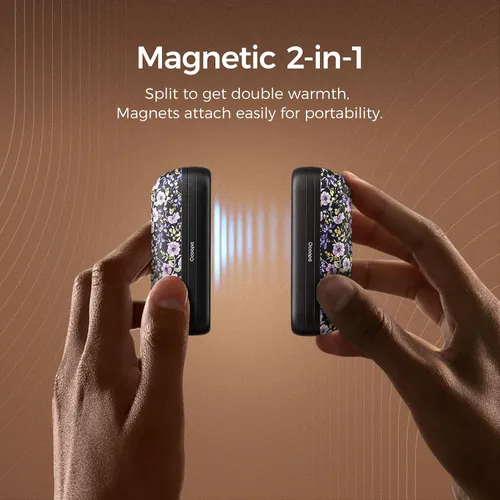 Vista 5 de OCOOPA 2 in 1 Magnetic Rechargeable Hand Warmers, UT2s Mini Electric Handwarmers 2 Pack, Split USB-C, Reusable Portable Pocket Heater, Raynauds
