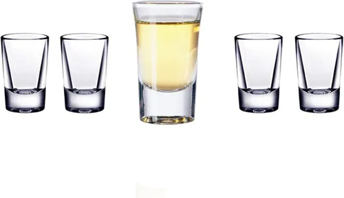 Vista 5 de Tiger Chef Vasos de policarbonato a prueba de roturas, reutilizables, resistentes a las manchas, para servir bebidas, licor, vino, alcohol, cerveza