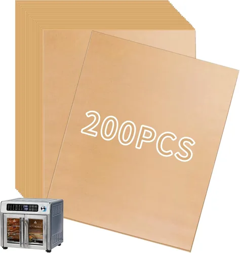 Vista 11 de Forros desechables para freidora de aire Emeril Lagasse 26 QT extra grande, 120 hojas de papel pergamino sin blanquear accesorios para horno