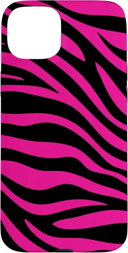 Vista 9 de Zebra Animal Print Pattern Black and Pink Cute Phone Case for iPhone 17