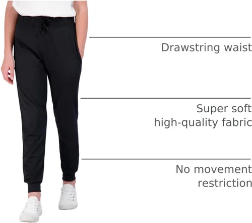 Vista 4 de Real Essentials Paquete de 3: pantalones deportivos casuales para niñas (de 7 a 16 años)